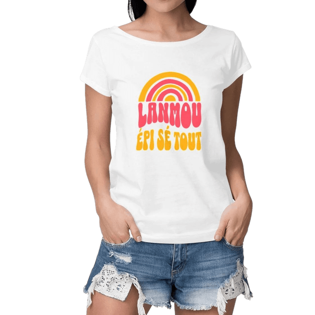 Lanmoun _ T-Shirt Femme Premium Bio