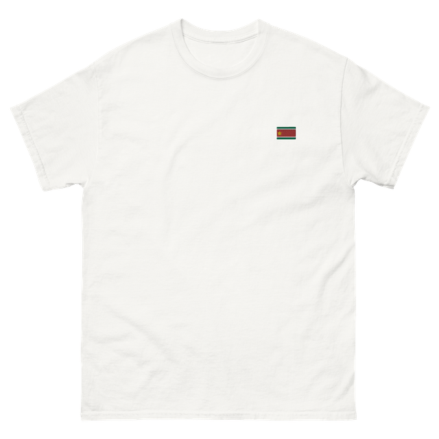 Drapeau Gwadloup brodé _ T-Shirt Unisex Premium Bio
