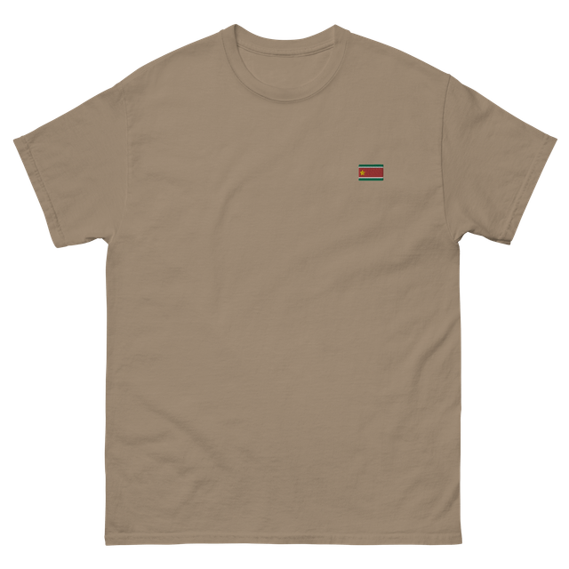 Drapeau Gwadloup brodé _ T-Shirt Unisex Premium Bio